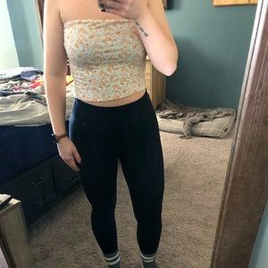 Strapless AEO crop top